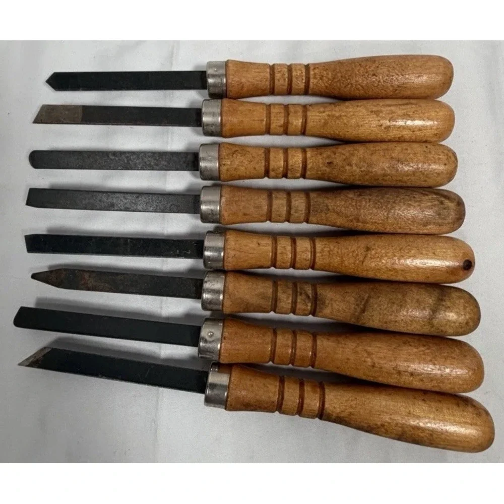 Craftsman Wood Turning Chisel/Gouge Set 8pc HSS USA MPN 92940-92947